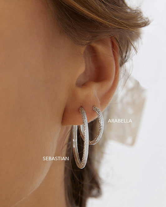 Arms of Eve Arabella Hoop Earrings in Silver — the effortless silver hoops your jewellery collection has been waiting for.