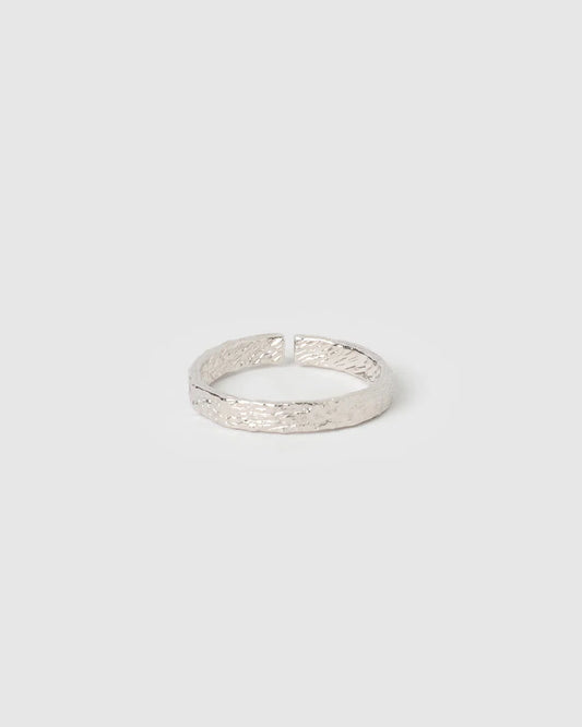 Arms of Eve Eros Textured Ring Small in Silver — the organic, sculptural statement your daily ring stack has been waiting for.