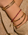 Arms of Eve Eye Bracelet in Burgundy — the protective, symbolic addition your daily jewelry stack has been waiting for.