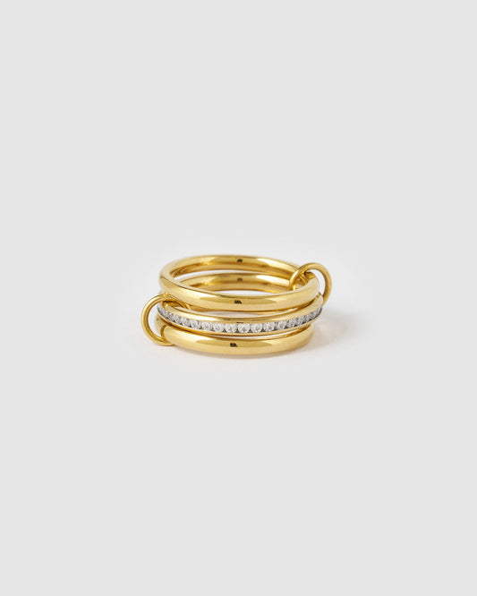 Arms of Eve Indigo Ring in Gold — the effortless ring stack your jewellery collection has been waiting for.