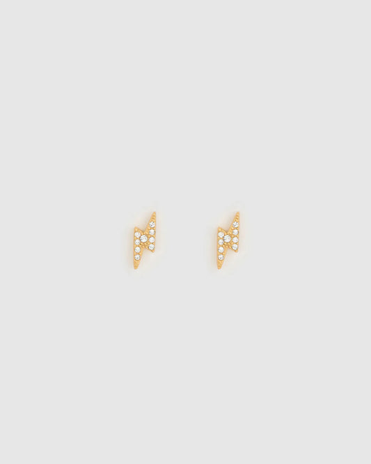 Arms of Eve Lightning Stud Earrings — bold and beautiful, the Lightning Studs bring an electrifying touch of shine to your look.