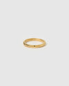 Arms of Eve Lorenzo Stacking Ring in Gold — the ultimate textural foundation your daily ring stack has been waiting for.