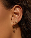 Arms of Eve Palm Springs Studs in Gold — radiate those Palm Springs vacay vibes with our Palm Springs Studs.
