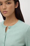Assembly Label Benny Knit Cardigan in Mint — the elevated seasonal staple your capsule wardrobe has been waiting for.