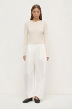 Lola Barrel Pants White
