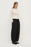 Assembly Label Lola Barrel Pants in Black — the Lola Barrel Pants in Black offer a relaxed, contemporary take on everyday trousers with a voluminous barrel-leg silhouette.