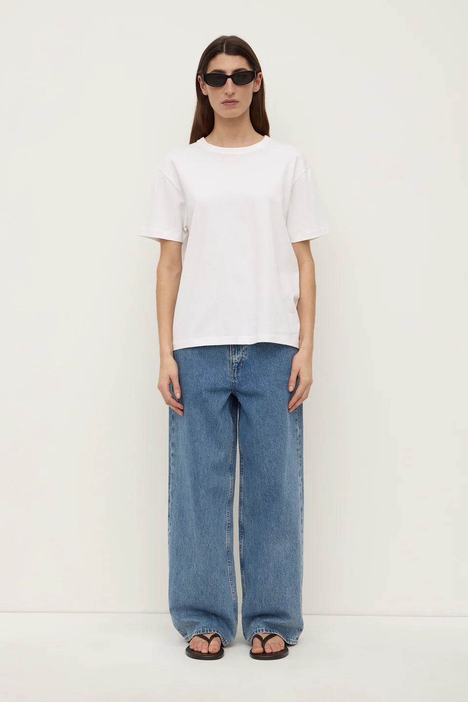 Assembly Label Organic Base Tee in White — the Organic Base Tee in White is a clean everyday essential designed with simplicity and comfort in mind.