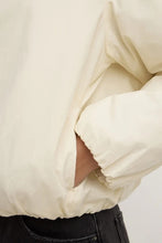 Zoie Padded Bomber Jacket Antique White