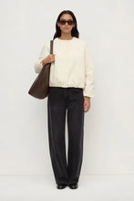 Zoie Padded Bomber Jacket Antique White