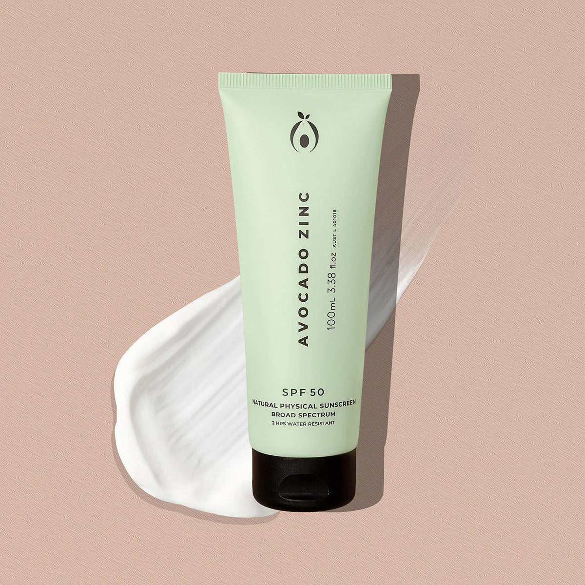 Avocado Zinc SPF 50 - SunScreen, product photo.