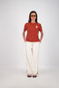 Jasmine Alexa 'Back Home Tshirt - Tobacco