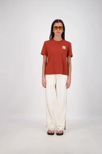 Jasmine Alexa 'Back Home Tshirt - Tobacco