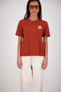 Jasmine Alexa 'Back Home Tshirt - Tobacco