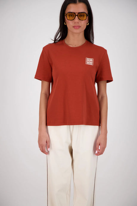 Jasmine Alexa 'Back Home Tshirt - Tobacco