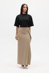 Bayse Brand Ebony Skirt in Dune — a refined seasonal staple with a clean, versatile silhouette, the Bayse Brand Ebony Skirt in Dune brings a polished yet relaxed feel to everyday dressing.