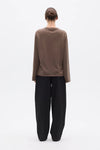 Bayse Brand Priya Long Sleeve Top in Brown — a refined everyday essential with an effortless, modern shape, the Bayse Brand Priya Long Sleeve in Brown features a relaxed fit, dropped shoulders and elongated sleeves.