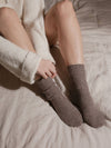 Bed & Butter The Comfiest Socks in Light Choccy — Sold-Out Collection 7x Made from a blend of responsibly sourced cashmere wool and recycled fibres, these socks will keep your feet cosy and comfy.