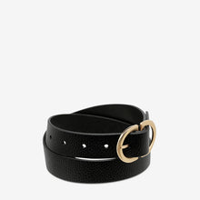 Status Anxiety 'In Reverse' Belt - Black / Gold