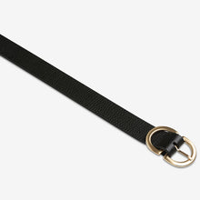 Status Anxiety 'In Reverse' Belt - Black / Gold