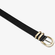 Status Anxiety 'Let It Be' Belt - Black/Gold
