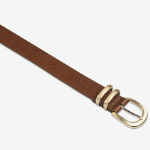 Status Anxiety 'Let It Be' Belt - Tan/Gold