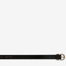 Status Anxiety 'In Reverse' Belt - Black / Gold