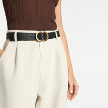 Status Anxiety 'In Reverse' Belt - Black / Gold