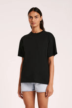 Nude Lucy 'Organic Boyfriend Tee' - Black