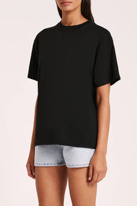 Nude Lucy 'Organic Boyfriend Tee' - Black