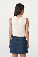 Rowie ' Catalina  Crop Knit Tank ' - Creme