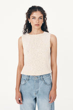 Rowie ' Catalina Knit Tank ' - Creme