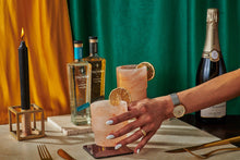 Himalayan Salt Margarita Glasses: Set of 2 / Pink