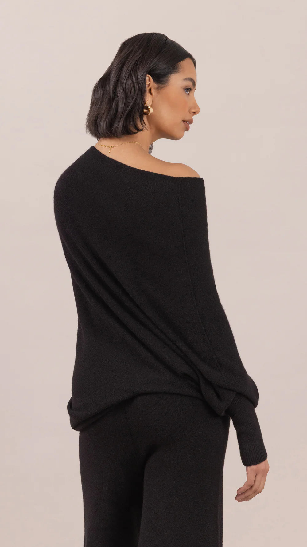 Charli London Natalie Sweater in Black — the elevated seasonal staple your capsule wardrobe has been waiting for.