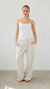 Charli London Nelly Trouser in Sand — the Charli London Nelly Trouser in Sand offers a masterclass in effortless, urban luxury.