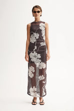 Elka Collective 'Lilian Maxi Dress '- Chocolate Floral Print