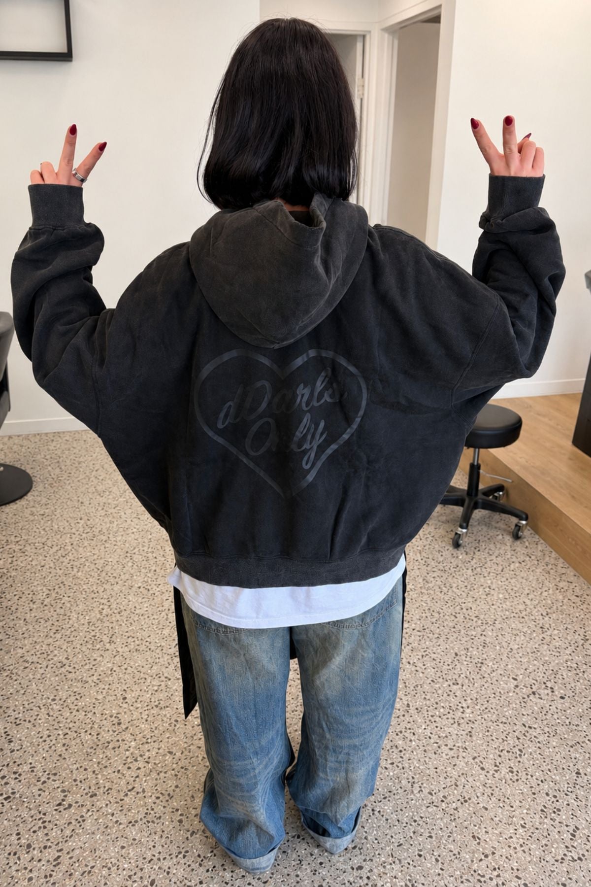dDarl dDARLS Only Black Hoodie in Black — honestly, this is hands-down the comfiest hoodie you will ever find.