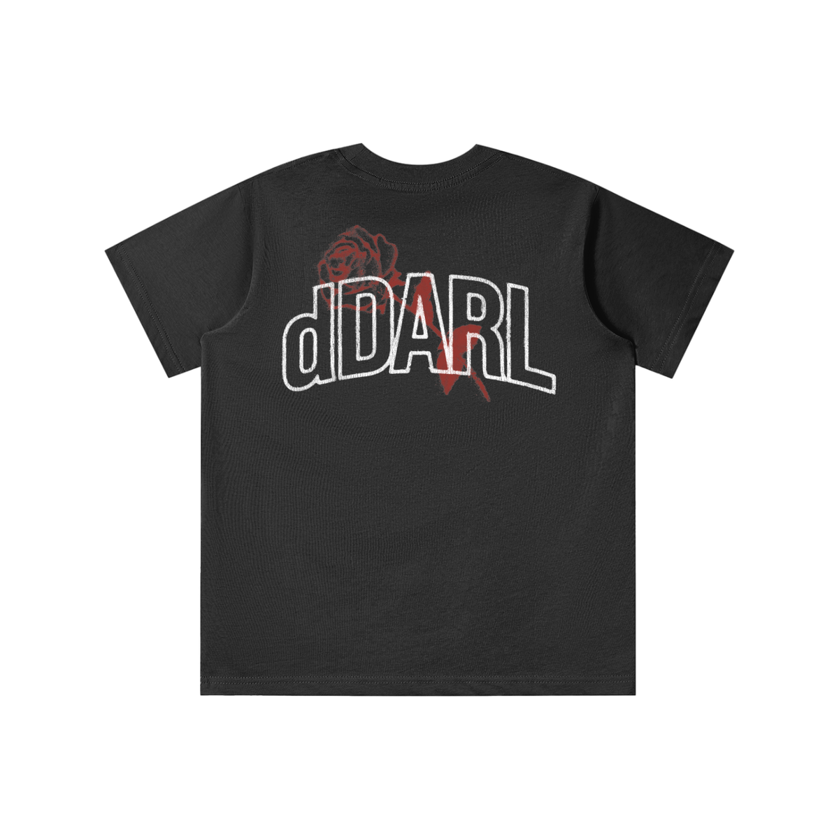 dDarl Mini dDARL Tee in Rose — vintage charm for your littlest loves.
