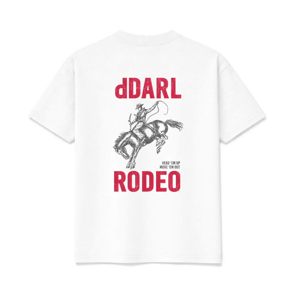 dDarl Rodeo Tee — the dDARL Rodeo Tee brings a cheeky western edge to your everyday wardrobe.