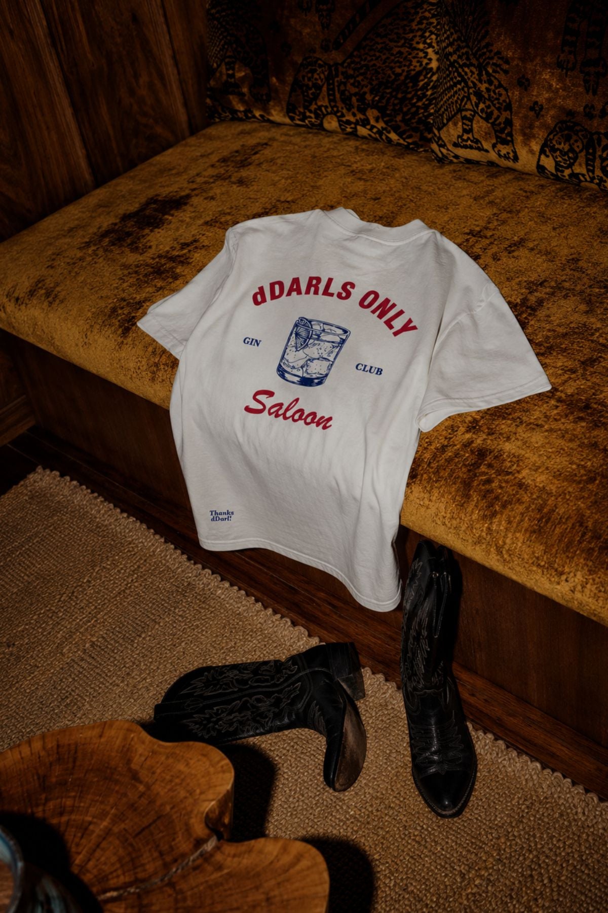 dDarl Saloon Tee — the dDarl Saloon Tee brings vintage Western energy with a cheeky dDarl twist.