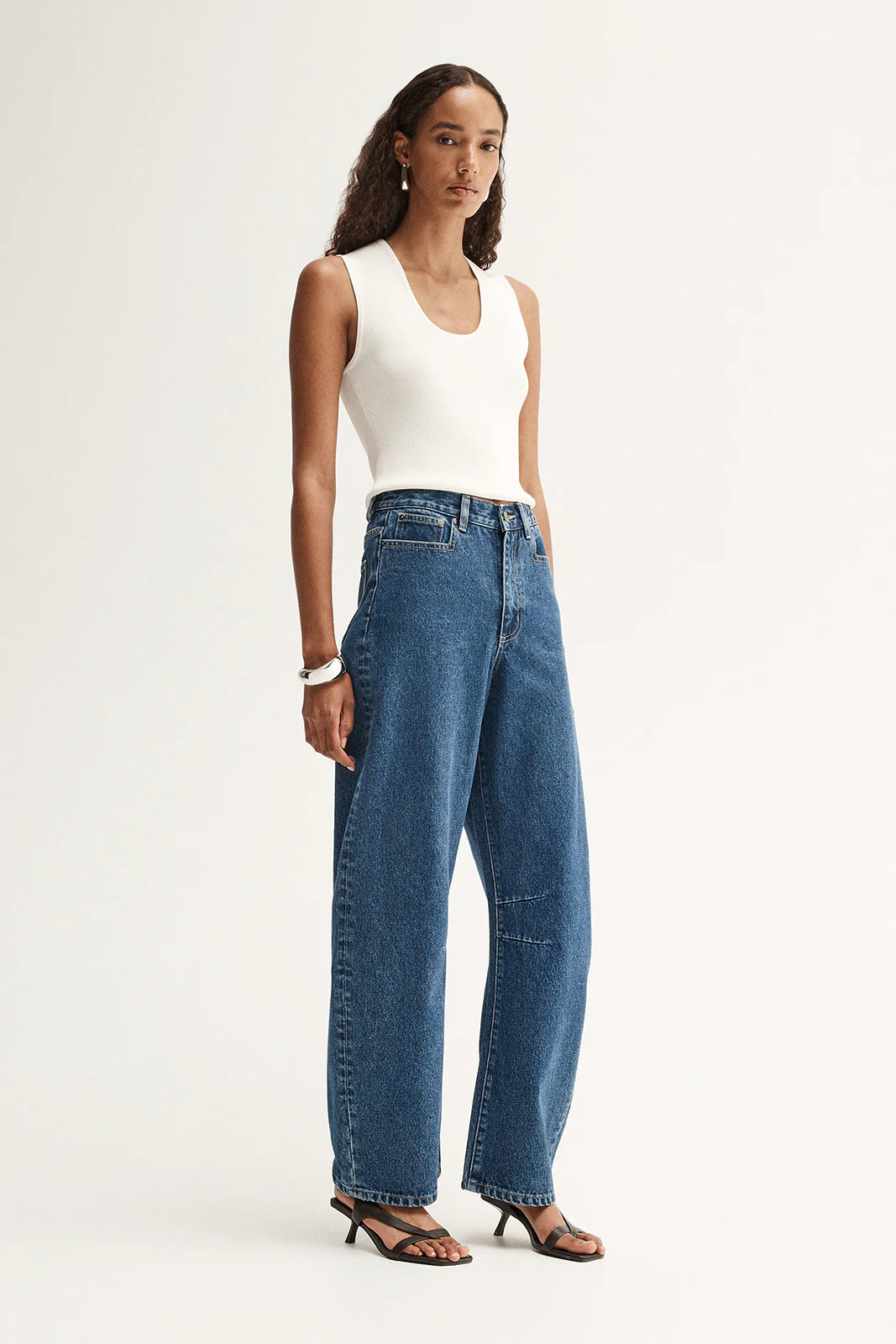 Elka Collective Mason Jeans in Dark Indigo — drawing influence from new season trends, the Elka Collective Mason Jeans in Dark Indigo bring a contemporary update to everyday denim.