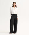 Elka Collective Millicent Shirt in Ivory — meet the shirt that trades basic for statement.