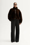 Elka Collective Rue Jacket in Chocolate — the elevated seasonal staple your capsule wardrobe has been waiting for.