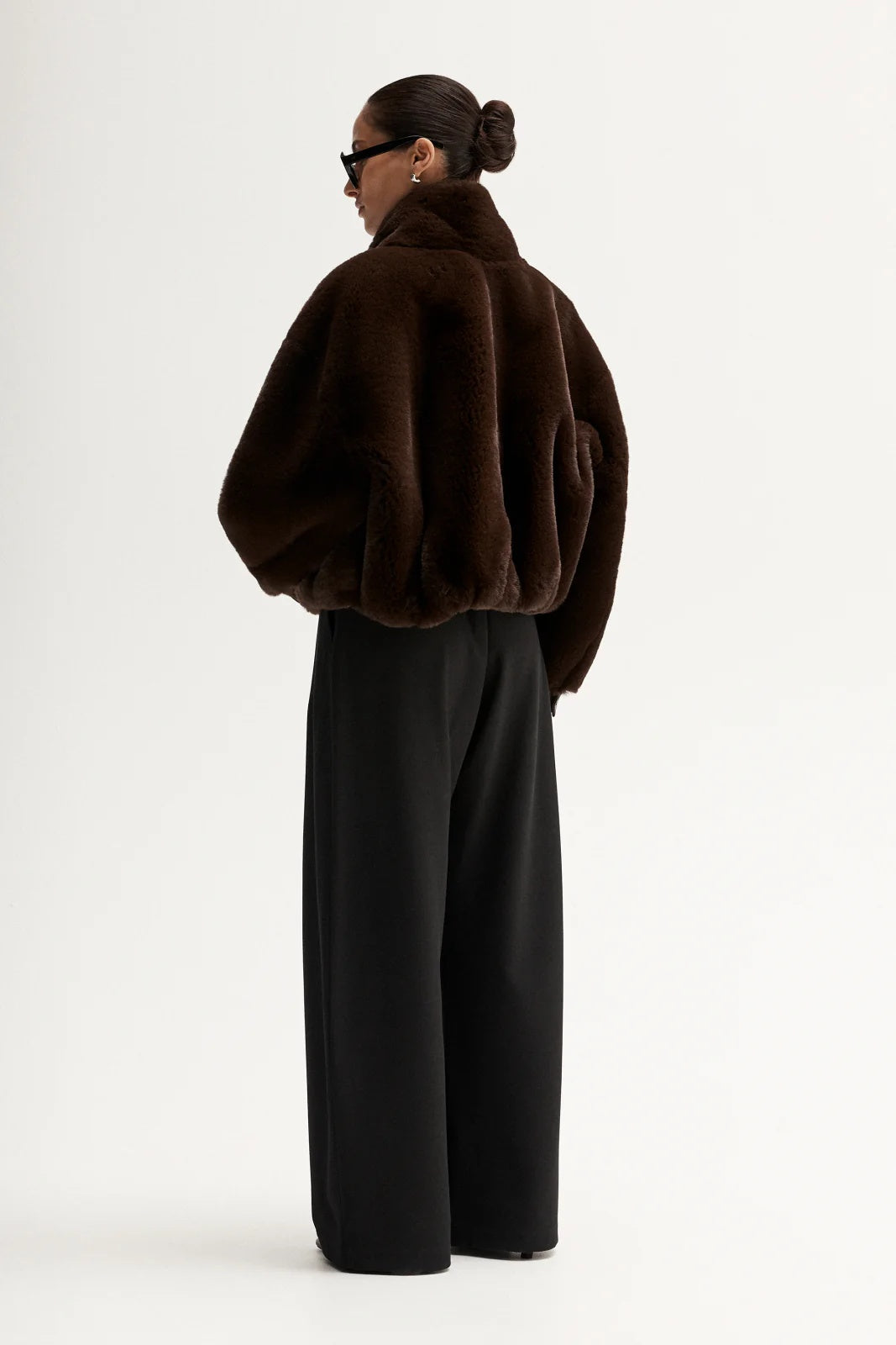 Elka Collective Rue Jacket in Chocolate — the elevated seasonal staple your capsule wardrobe has been waiting for.