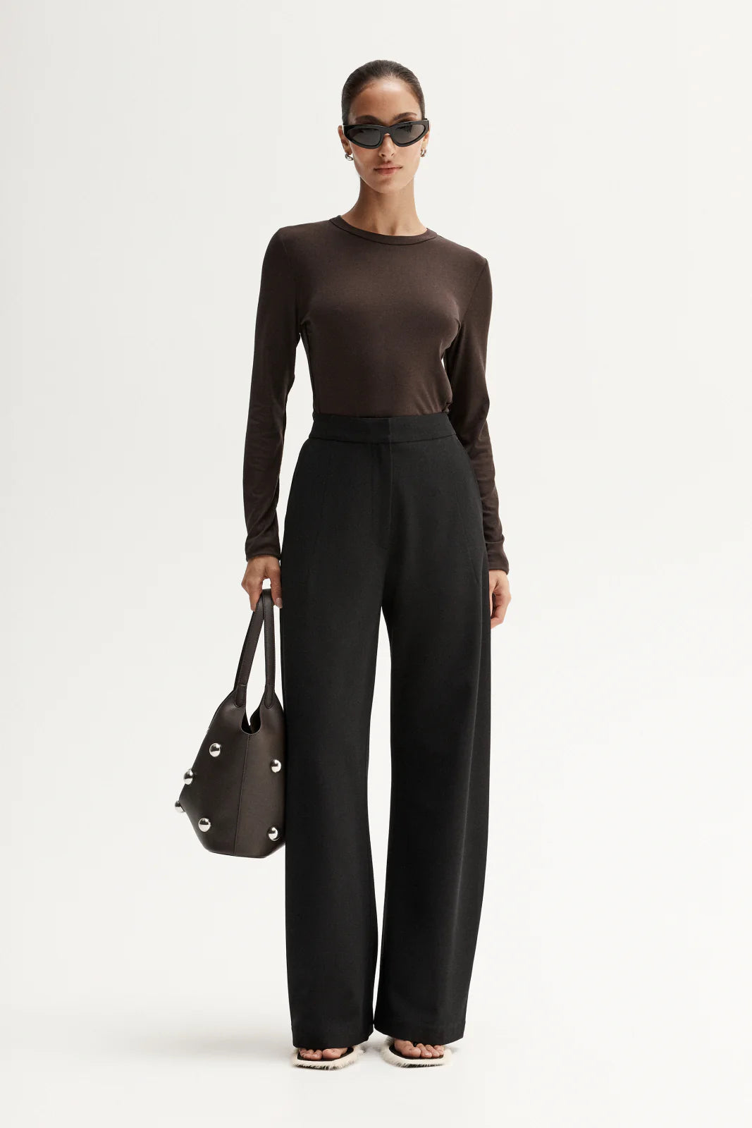 Elka Collective Sierra Top in Chocolate — the elevated seasonal staple your capsule wardrobe has been waiting for.