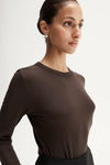 Elka Collective Sierra Top in Chocolate — the elevated seasonal staple your capsule wardrobe has been waiting for.