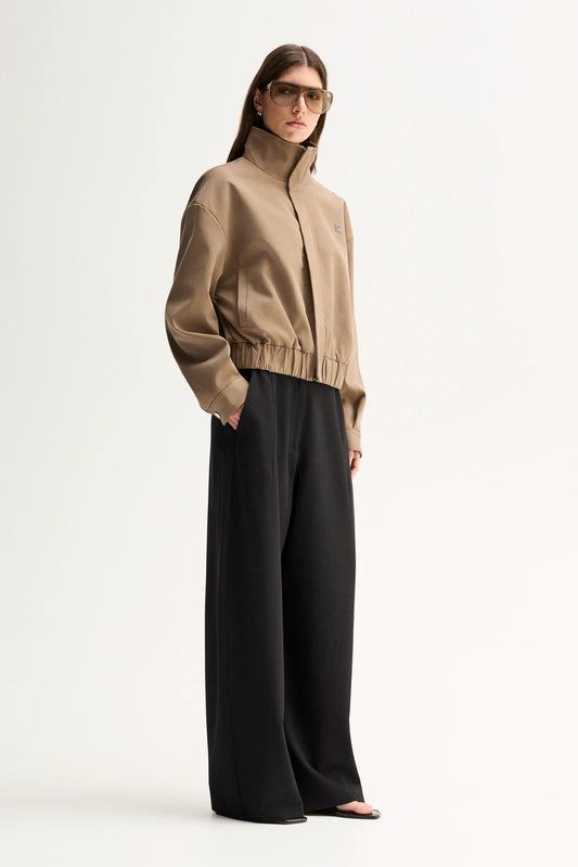 Elka Collective Trixie Jacket in Camel, product photo.