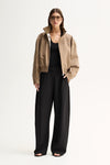 Elka Collective Trixie Jacket in Camel, product photo.