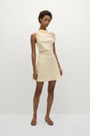 Faithfull The Brand Suis Mini Dress — a summer-inspired mini dress, designed from a signature 100% European Flax® linen fabrication in a buttery yellow.