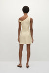 Faithfull The Brand Suis Mini Dress — a summer-inspired mini dress, designed from a signature 100% European Flax® linen fabrication in a buttery yellow.