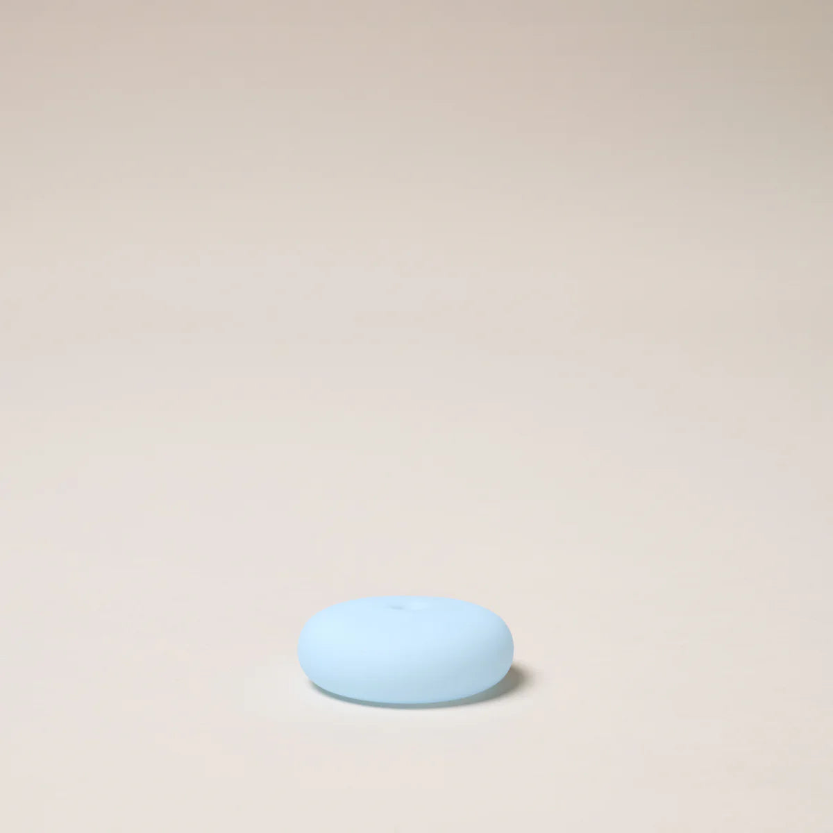 Gentle Habits Frosted Glass Incense Holder in Blue — soft, minimal and colourful.